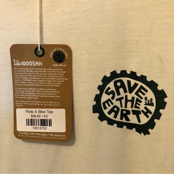 NWT Woosah Ride A Bike Tee - Picture 3 of 6